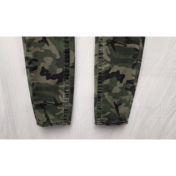 True Religion Camouflage Skinny Halle Jeans Size 27 Multicolor Green - Picture 5 of 9